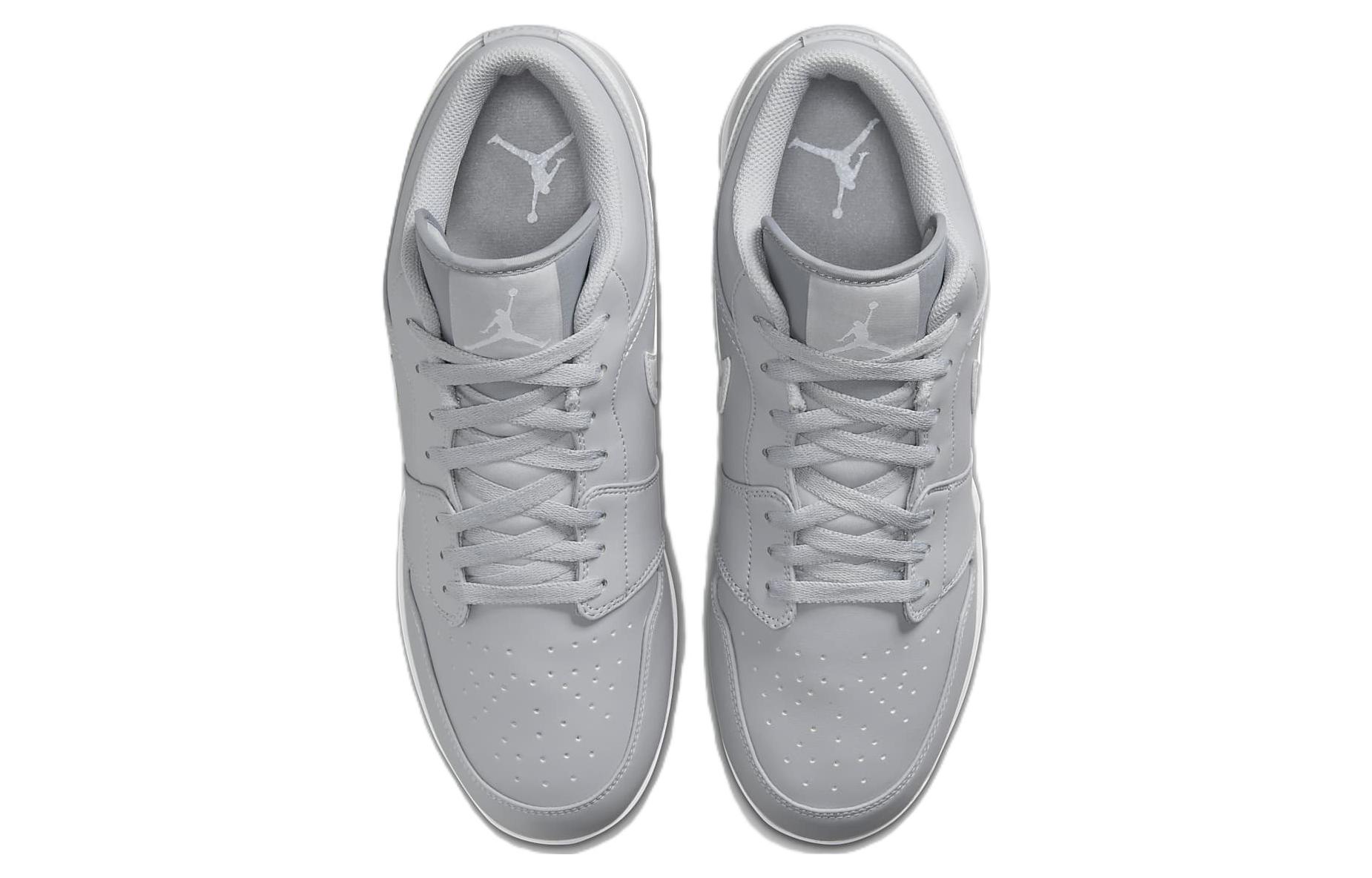 Shop Air Jordan 1 經典復刻低筒 '狼灰色' CJ8524-003