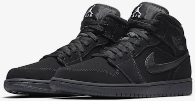 Air Jordan 1 Retro Mid 'Black' 2017 554724-040 Air Jordan 1 Retro Mid 'Black' 2017 554724-040