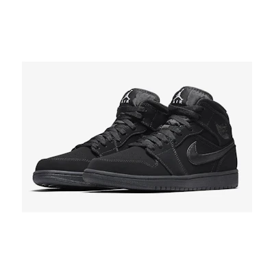 Jordan 1 Retro Mid 'Black' 2017
