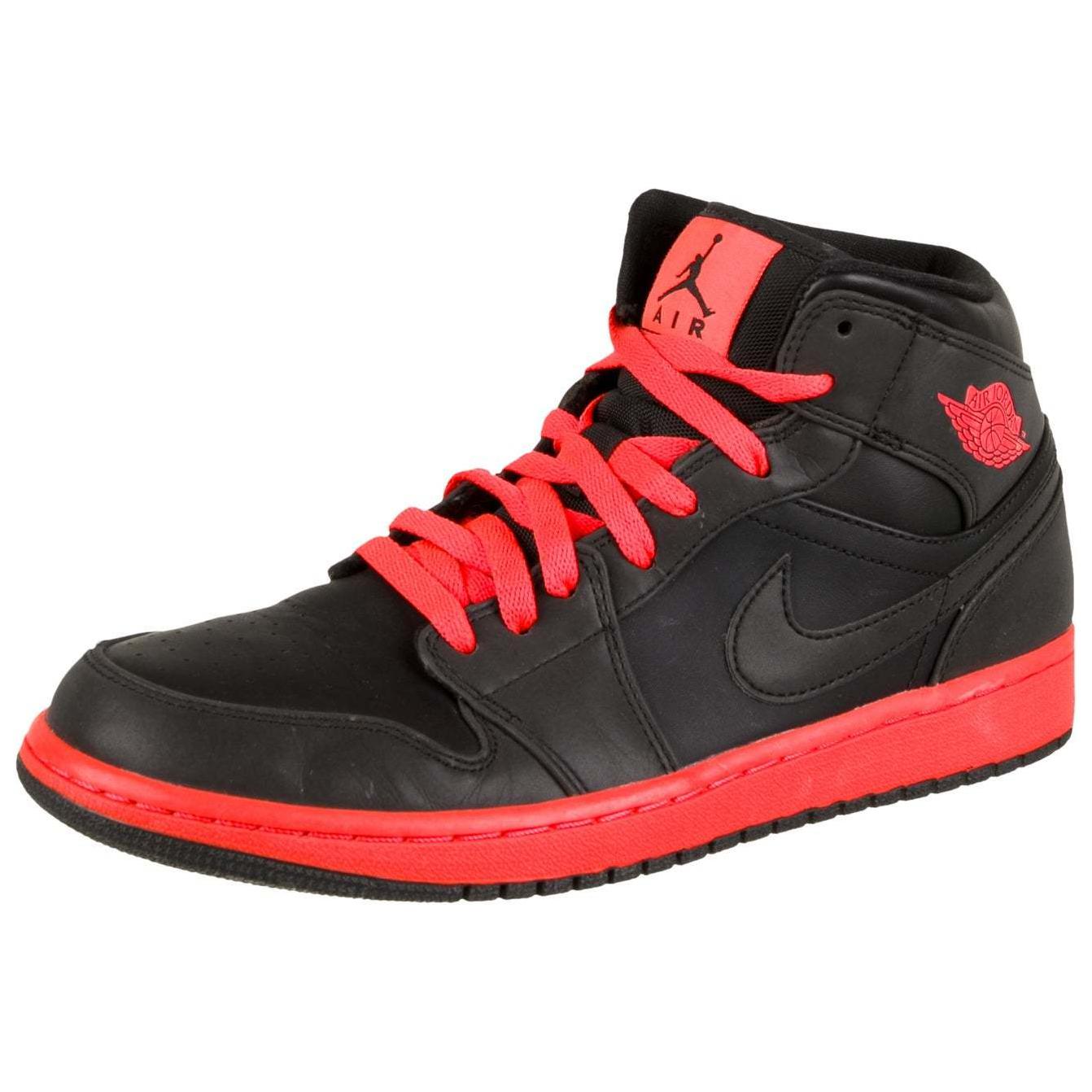 Lookbook 에어 조던 1 레트로 미드 '블랙 인프라레드' 554724-043