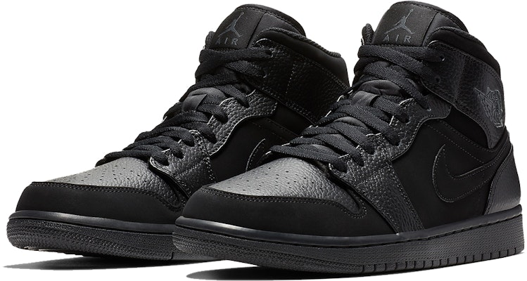 Air Jordan 1 復刻中筒版 'Dark Smoke' 554724-064 Lookbook Air Jordan 1 復刻中筒版 'Dark Smoke' 554724-064