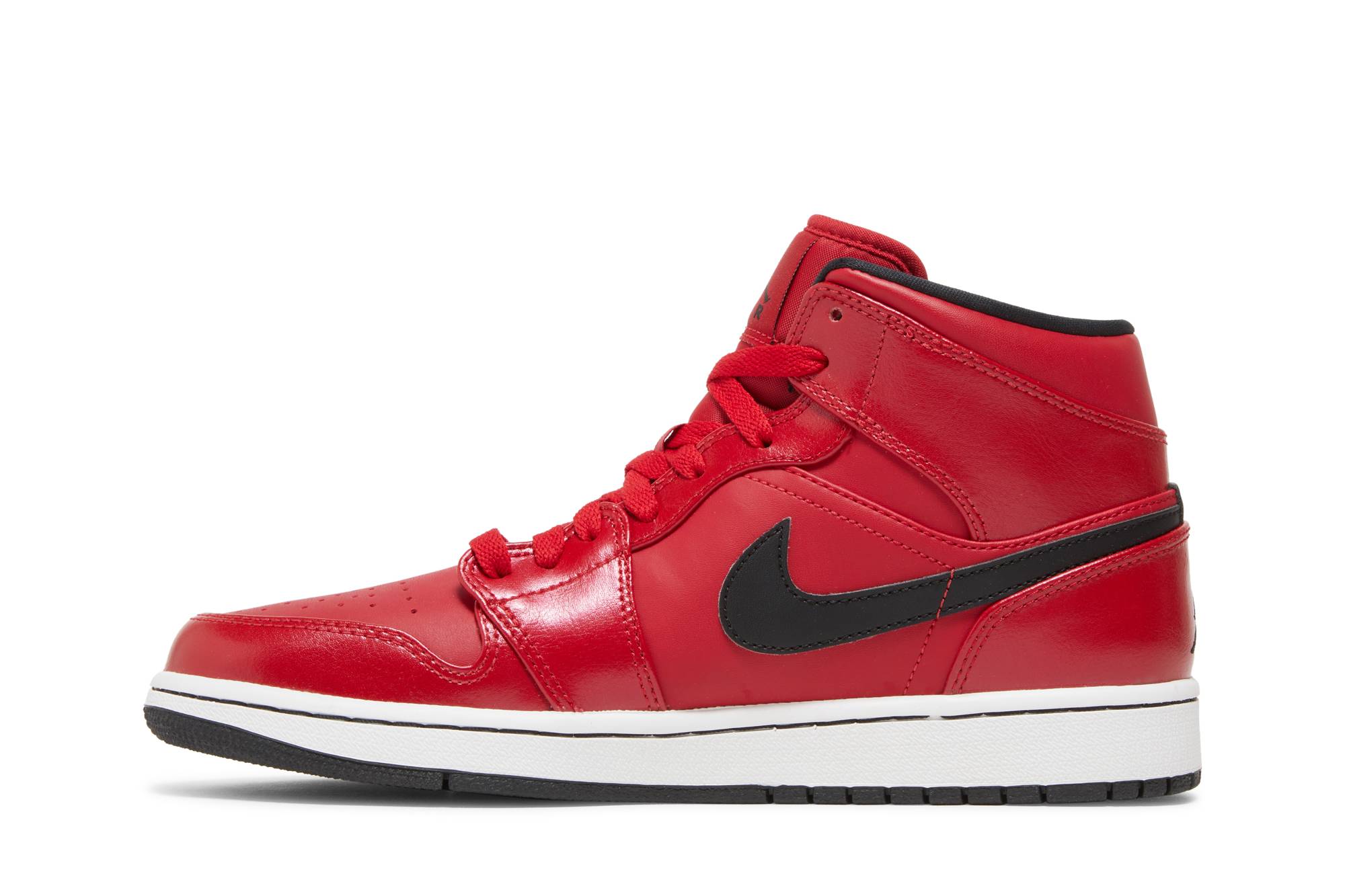 Lookbook Air Jordan 1 Retro Mid 'Gym Red' 2014 Orisinil Indonesia 554724-602