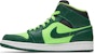 Air Jordan 1 Retro Mid 'Hulk' 554724-330 (Warna Hijau)
