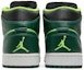 Details for Air Jordan 1 Retro Mid 'Hulk' 554724-330 (Warna Hijau)
