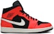 Air Jordan 1 Retro Mid 'Infrared 23' 554724-061 (Warna Merah Infra)