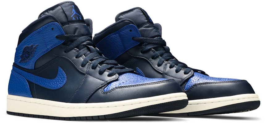 Air Jordan 1 Retro Mid 'Obsidian Royal' 554724-412 Cheap Air Jordan 1 Retro Mid 'Obsidian Royal' 554724-412