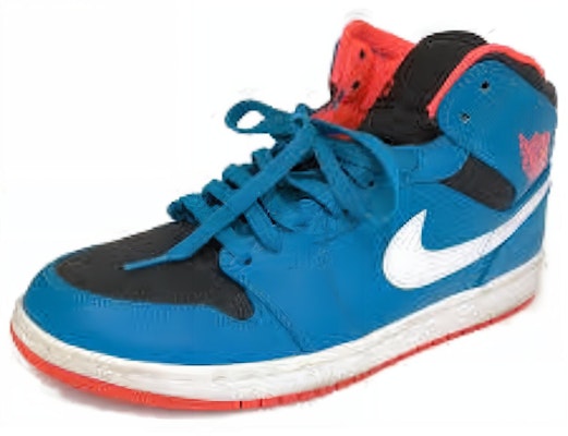 Air Jordan 1 中筒復刻版 '青色' 554724-308 Shop Air Jordan 1 中筒復刻版 '青色' 554724-308