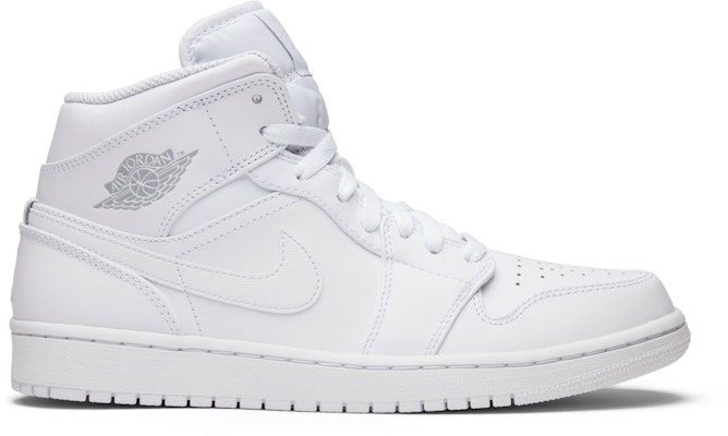 Air Jordan 1 Retro Mid 'Triple White' 2017 554724-104 Buy Air Jordan 1 Retro Mid 'Triple White' 2017 554724-104