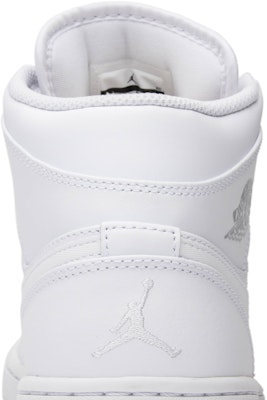 Air Jordan 1 Retro Mid 'Triple White' 2017 554724-104 Sizing Air Jordan 1 Retro Mid 'Triple White' 2017 554724-104