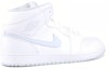 Shop Air Jordan 1 復刻中幫『白金』554724-108
