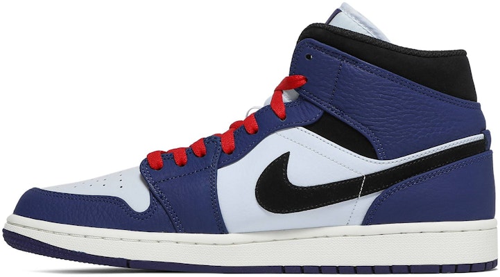 Air Jordan 1 Retro Mid SE 'Deep Royal Blue' 852542-400 Lookbook Air Jordan 1 Retro Mid SE 'Deep Royal Blue' 852542-400