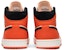 Air Jordan 1 Retro Mid SE 'Team Orange' 852542-800 (Warna Oren)