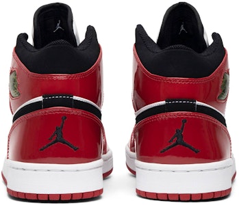 에어 조던 1 레트로 페이턴트 '시카고 불스' 2003 136085-106 Details for 에어 조던 1 레트로 페이턴트 '시카고 불스' 2003 136085-106