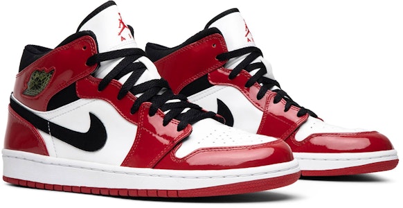 에어 조던 1 레트로 페이턴트 '시카고 불스' 2003 136085-106 Cheap 에어 조던 1 레트로 페이턴트 '시카고 불스' 2003 136085-106