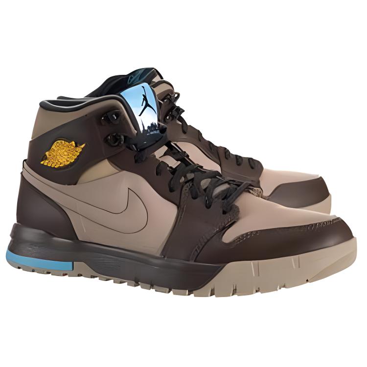 Lookbook Air Jordan 1 復刻版 Trek '卡其色' 616344-205