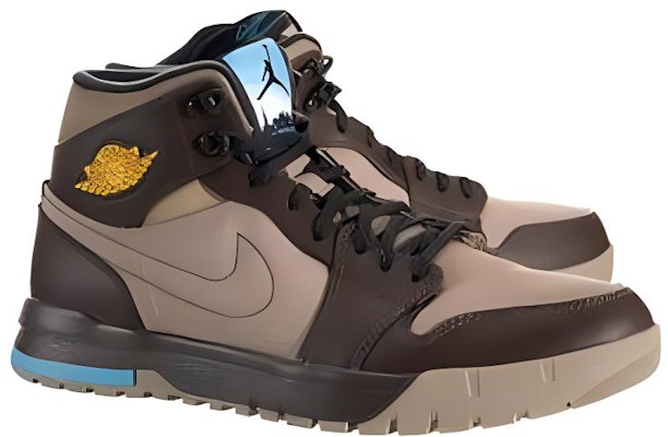 Air Jordan 1 Retro Trek 'Khaki' Sepatu Sneakers 616344-205 Lookbook Air Jordan 1 Retro Trek 'Khaki' Sepatu Sneakers 616344-205