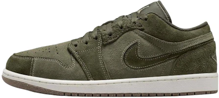 Air Jordan 1 SE Craft Low Green Retro Basketball Shoes for Men. FQ3055-300 Air Jordan 1 SE Craft Low Green Retro Basketball Shoes for Men. FQ3055-300