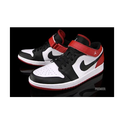 Jordan 1 Strap Low 'Black Toe'