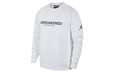 Air Jordan 23 Engineered Flight Tech White Pullover Sweatshirt BQ4643-100