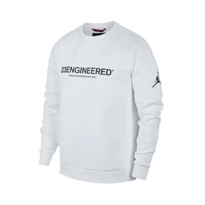 Air Jordan 23 Engineered Flight Tech White Pullover Sweatshirt BQ4643-100