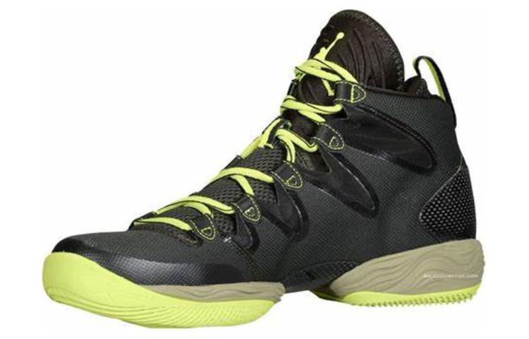 Lookbook Air Jordan 28 SE ''Zwart Groen'' 616345-305