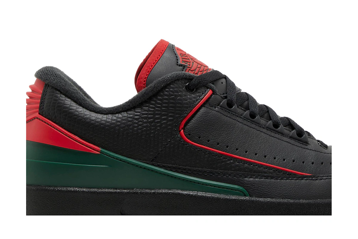 Air Jordan 2 Low 'Black/Fire Red'