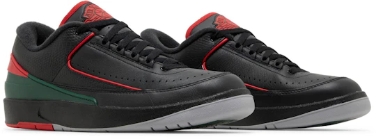 Cheap Air Jordan 2 Low '黑色/火紅' DV9956-006