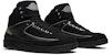 Air Jordan 2 Retro 'Black Chrome' 2004 Hitam Krom 308308-001