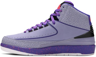 Air Jordan 2 Retro 'Iron Purple' Sepatu Sneakers 385475-553 Lookbook Air Jordan 2 Retro 'Iron Purple' Sepatu Sneakers 385475-553