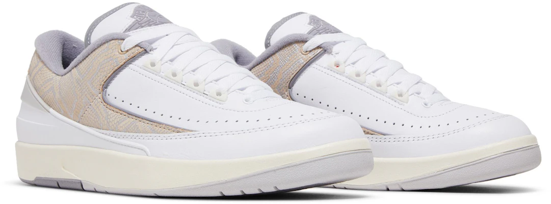 Air Jordan 2 復古低筒『蟒蛇』DV9956-100 Cheap Air Jordan 2 復古低筒『蟒蛇』DV9956-100