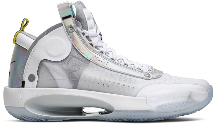 Air Jordan 34 'White Metallic Silver' AR3240-101/BQ3381-101 Buy Air Jordan 34 'White Metallic Silver' AR3240-101/BQ3381-101