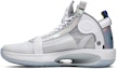 Lookbook Air Jordan 34 'Putih Perak Metalik' AR3240-101/BQ3381-101
