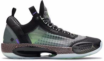 Air Jordan 34 Low 'Black Vapor Green Bleached Coral' CZ7750-003 Air Jordan 34 Low 'Black Vapor Green Bleached Coral' CZ7750-003