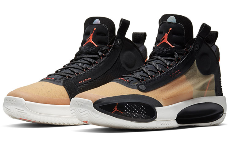 Shop Air Jordan 34 PF 'Amber Rise' - Amber Rise Lelaki Kasut Sukan Jordan BQ3381-800