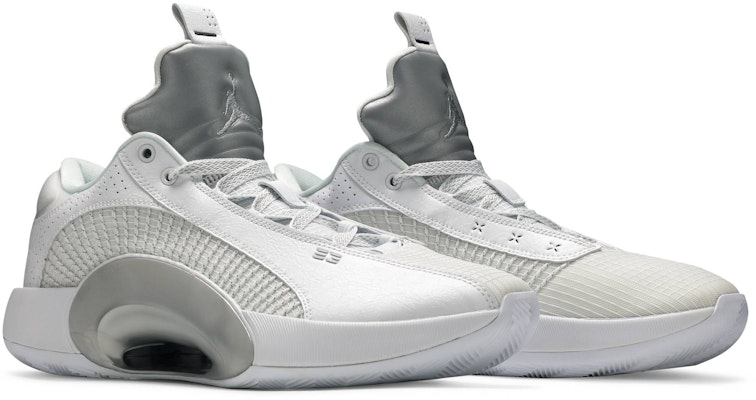Air Jordan 35 Low PF 'White Metallic Silver' CW2459-100 Cheap Air Jordan 35 Low PF 'White Metallic Silver' CW2459-100