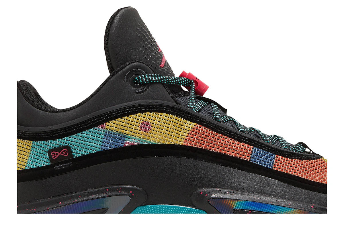 Air Jordan 36 Low 'Black Multi-Color' DH0832-063/DH0833-063