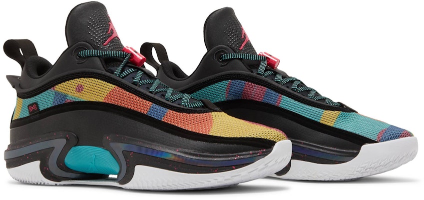Air Jordan 36 Low 'Black Multi-Color' DH0832-063/DH0833-063 Cheap Air Jordan 36 Low 'Black Multi-Color' DH0832-063/DH0833-063
