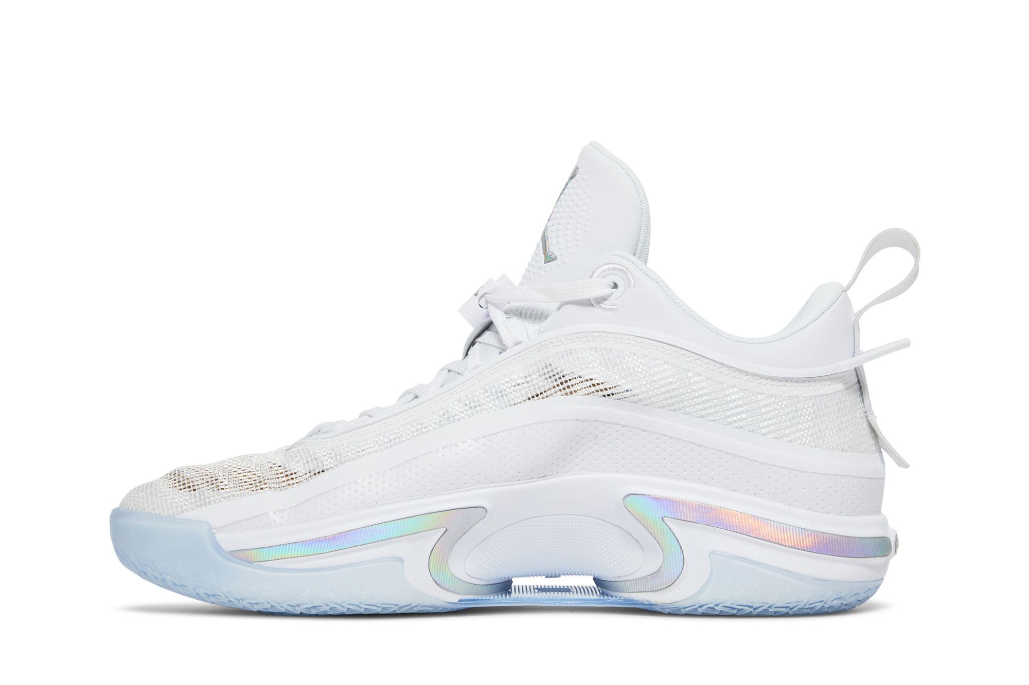 Shop Air Jordan 36 Low 白色幻彩款 DH0833-101