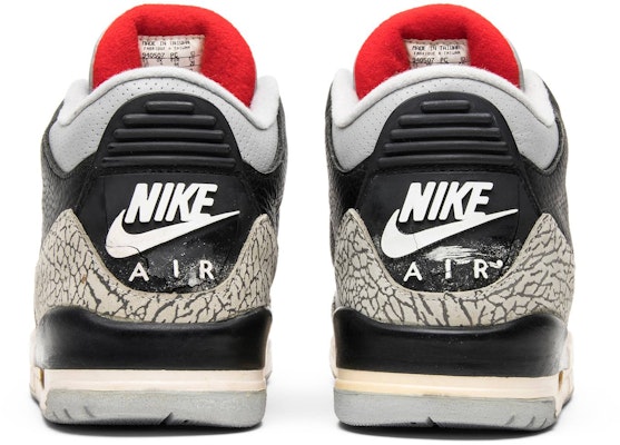 Air Jordan 3 Retro 1994 'Black Cement' Sepatu Sneaker Hitam Pria 130203-001 Details for Air Jordan 3 Retro 1994 'Black Cement' Sepatu Sneaker Hitam Pria 130203-001