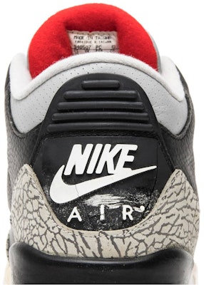 Air Jordan 3 Retro 1994 'Black Cement' Sepatu Sneaker Hitam Pria 130203-001 Sizing Air Jordan 3 Retro 1994 'Black Cement' Sepatu Sneaker Hitam Pria 130203-001