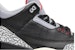 Air Jordan 3 Retro 2001 'Black Cement' Hitam Simen 136064-001