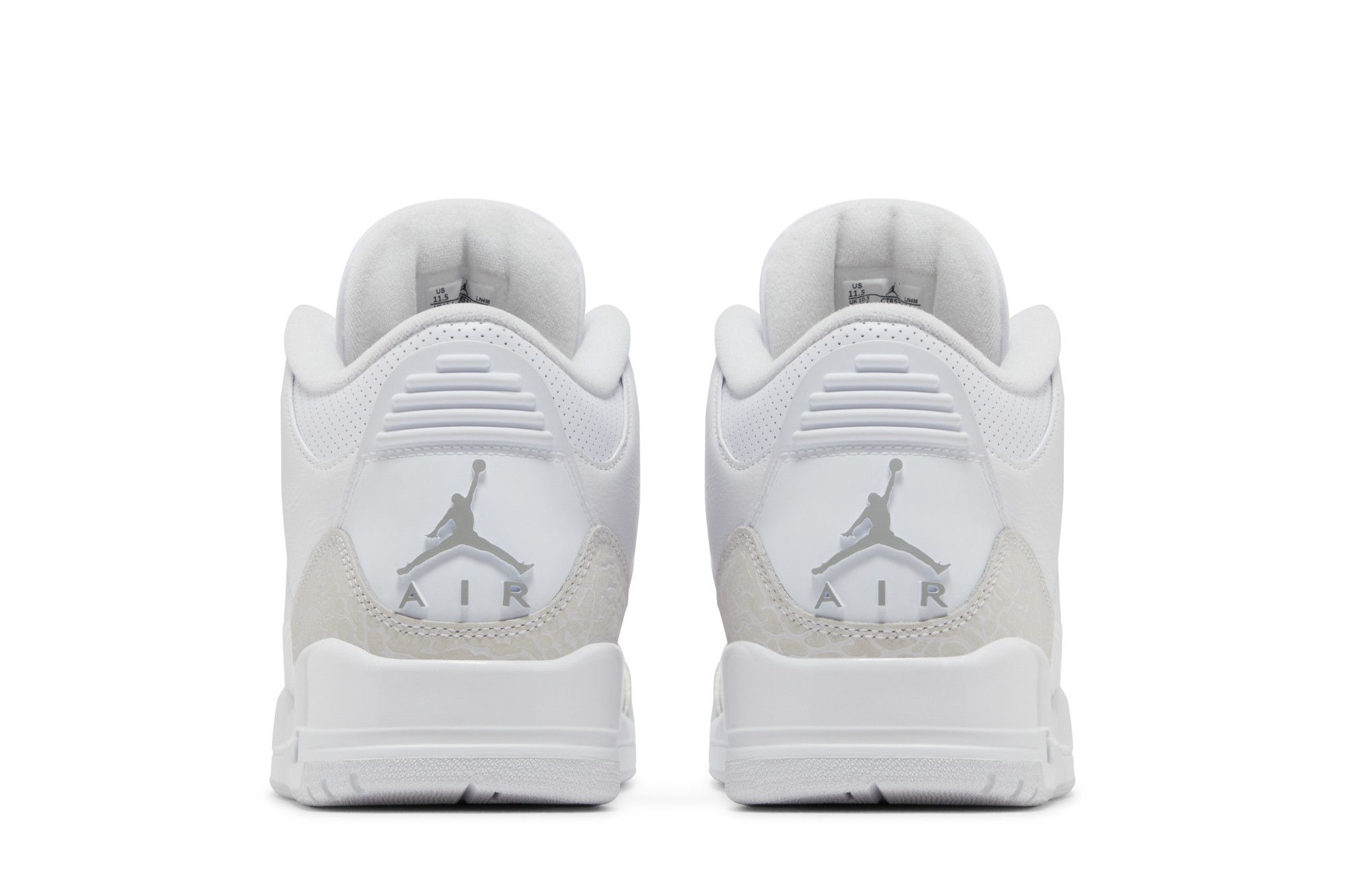 Sizing Air Jordan 3 Retro 2025 'Pure Money' CT8532-111