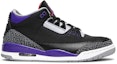 Buy Air Jordan 3 Retro 'Court Purple' dalam Bahasa Melayu. CT8532-050