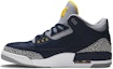 Lookbook Air Jordan 3 Retro 'Michigan Wolverines' Edisi Khas AJ3-820064