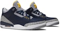 Cheap Air Jordan 3 Retro 'Michigan Wolverines' Edisi Khas AJ3-820064