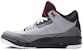 Air Jordan 3 Retro 'Stealth' Lelaki dan Wanita Sneakers 136064-003