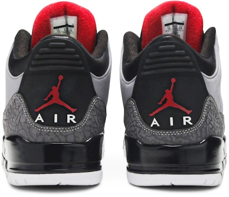 Air Jordan 3 Retro 'Stealth' Lelaki dan Wanita Sneakers 136064-003 Details for Air Jordan 3 Retro 'Stealth' Lelaki dan Wanita Sneakers 136064-003