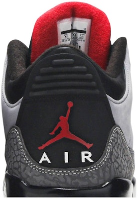 Air Jordan 3 Retro 'Stealth' Lelaki dan Wanita Sneakers 136064-003 Sizing Air Jordan 3 Retro 'Stealth' Lelaki dan Wanita Sneakers 136064-003