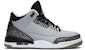 Air Jordan 3 Retro 'Wolf Grey' 136064-004 (Warna Kelabu Serigala)