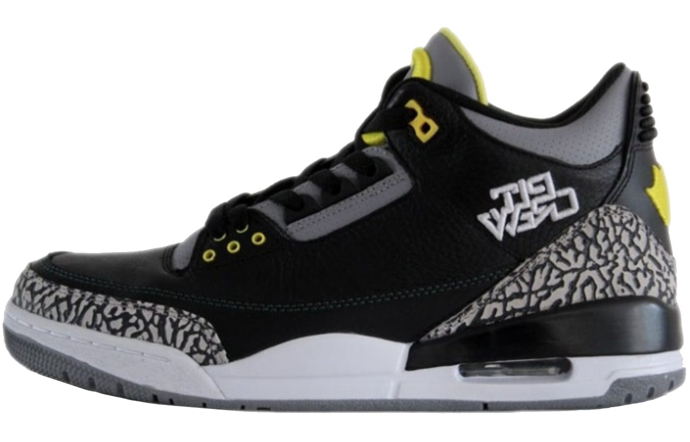 Buy Air Jordan 3 Retro Oregon Ducks Pit Crew Hitam HO11-MNJDLS-5